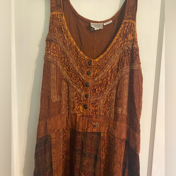 Trendz Dresses & Skirts - Bohemian Patchwork Sleeveless Dress